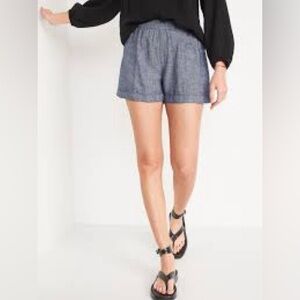 Old Navy Chambray Linen blend shorts M
